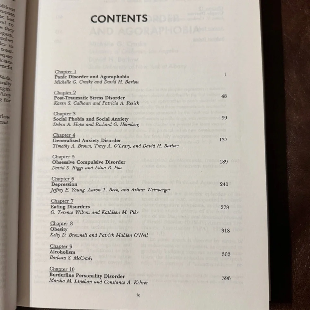 Clinical Handbook of Psychological Disorders, Second Edition - Green Cover
